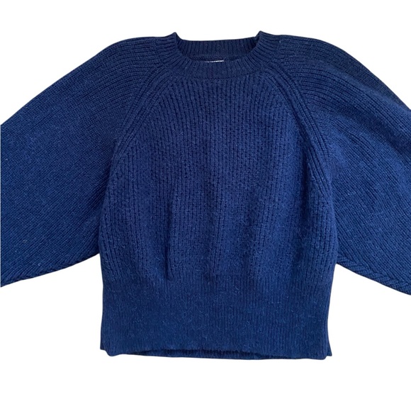 COPY - Aymara Baby Alpaca Wool Chunky Crewneck Sweater Size M - Picture 2 of 10